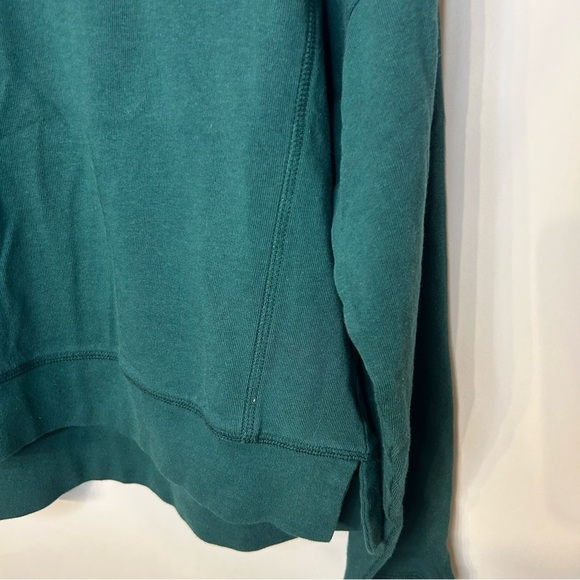 Sweaty Betty After Class Crop Sweatshirt in Glade Green Organic Cotton, Size S - Picture 9 of 13